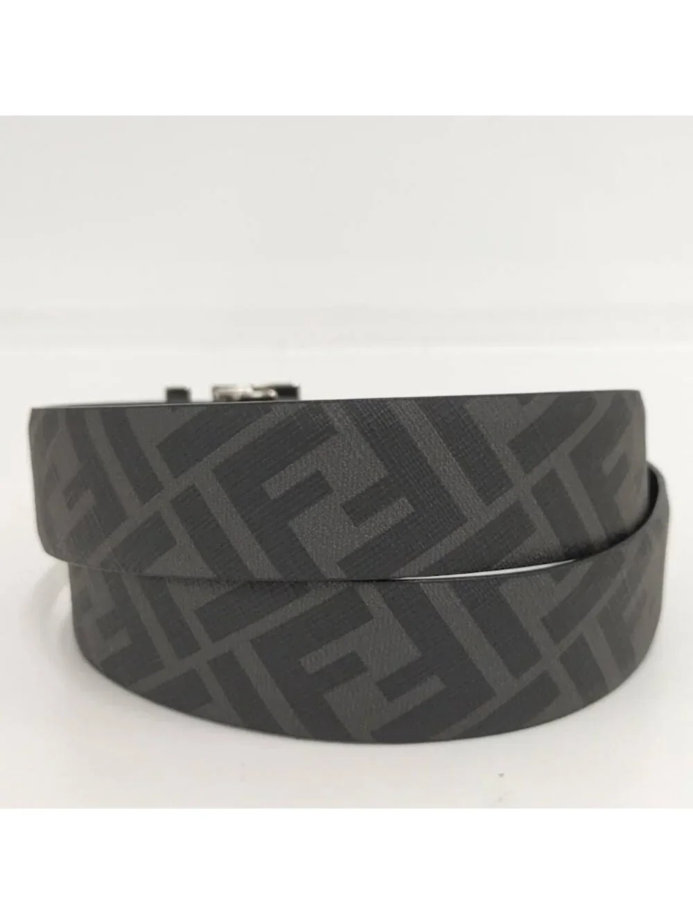 Fendi FF Square Belt Reversible Leather